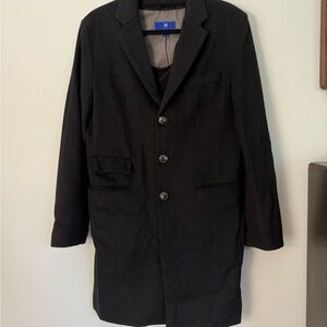 Black Button-Up Coat